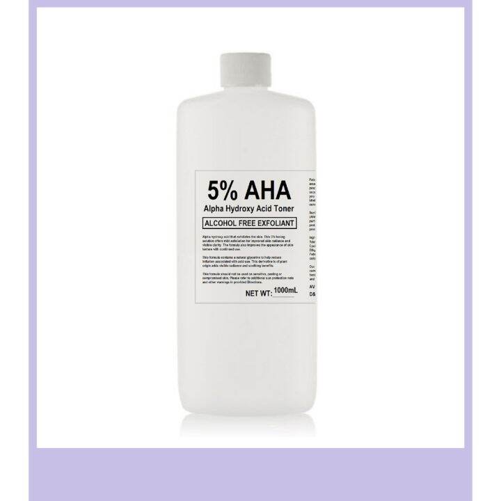 5 AHA TONER Alpha Hydroxy Acid Solution Liter Alcohol Free Lazada PH