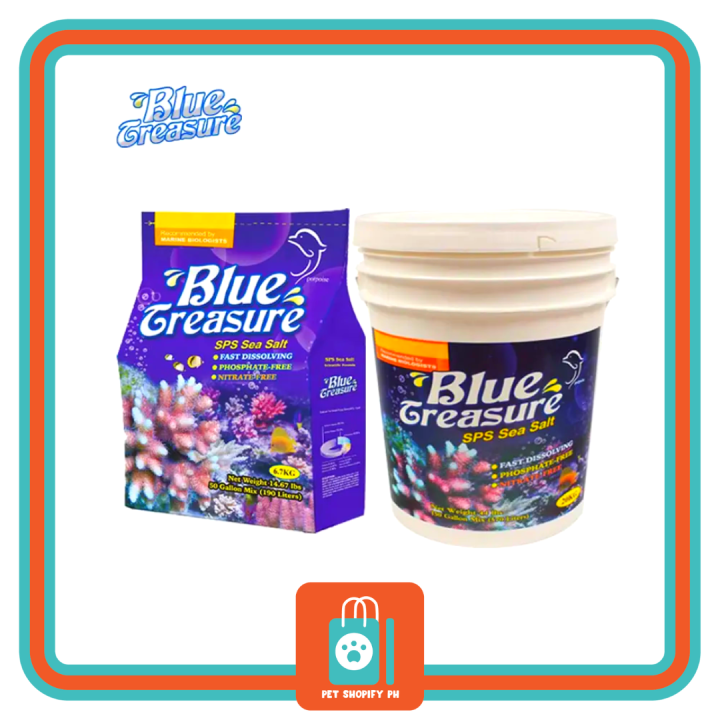 BLUE TREASURE SPS SEA SALT (TWO SIZES VARIATION) Lazada PH