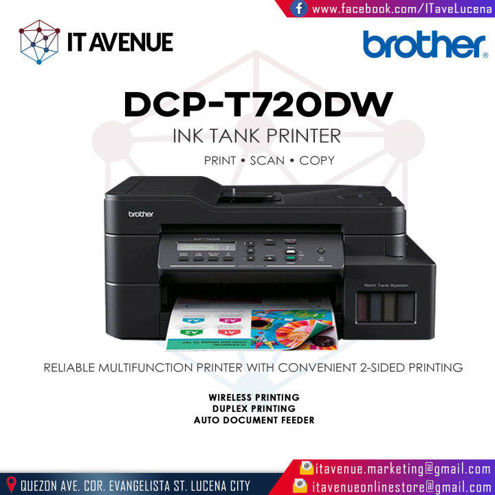 Brother DCP-T720DW Ink Tank Printer with ADF | Lazada PH