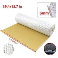 100x40cm Car Truck Indoor Exterior Firewall Heat Sound Deadening Insulation Pad Soundproof Thermal Mat Pad aislante termico 6mm