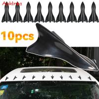 10Pcs Shark Fins Diffuser Vortex Generator SUV Universal รถหลังคาสปอยเลอร์กันชนเสาอากาศ Wing Trunk ABS Body Kit ชุดตกแต่ง