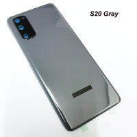 Sarung Belakang Asli Unang SAMSUNG S20 Backcover Kembali Perumahan Kaca dengan Kamera &amp; Alat Ganti Pelekat สำหรับ S20ซัมซุง