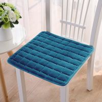 [Dudu home furnishing] เบาะรองนั่งเก้าอี้ตุ๊กตาพร้อมผูกเก้าอี้กันลื่น Pad Square Flannel Fart Pad หมอนบางนุ่มสำหรับตกแต่งบ้าน Garden Party Dining