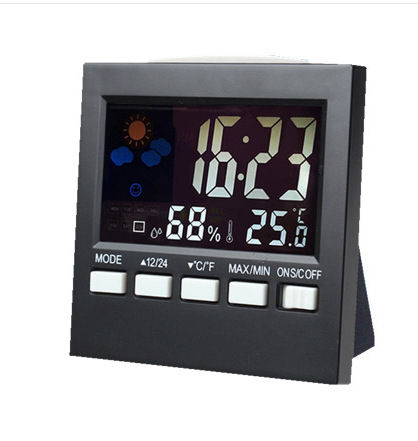 ไฟแบ็คไลท์-led-นาฬิกาวัดอุณหภูมิ2159ตันหน้าจอสีมาตรวัดความชื้นสัมพัทธ์ปฏิทินถาวรนาฬิกานาฬิกาปลุกอิเล็กทรอนิกส์