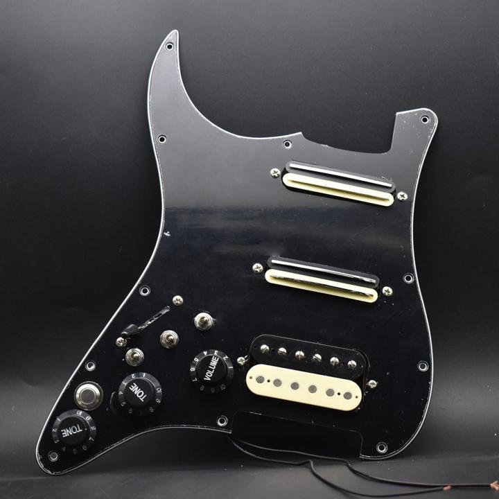 ดวงจันทร์ส้มโอ-pickguard-กีตาร์ไฟฟ้ารถกระบะซ้ายทนทานสำหรับอุปกรณ์เสริมกีต้าร์ไฟฟ้า