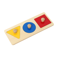 Montessori ของเล่นเด็กประสานมือและตาปรับทักษะยนต์ฝึกสีรูปร่างเครื่องมือการเรียนรู้การศึกษาปฐมวัย