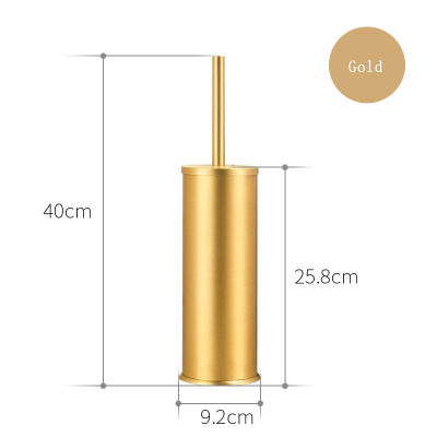 Golden Luxury Long Handle Toilet Brush Creative Bathroom Cleaning Brush Toilet Cleaning Kit Bathroom Cleaning Tool Accessories
