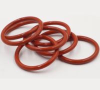 30PCS 2.0mm wire diameter 5mm-15mm outside diameter silicone O-ring Silica gel Sealing ring washer high temperature rings red Gas Stove Parts Accessor