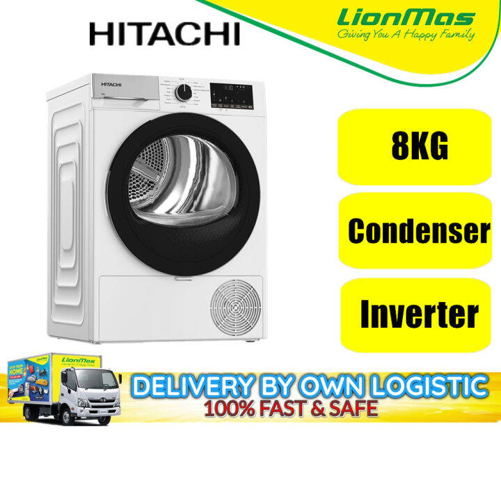 HITACHI 8KG INVERTER CONDENSER DRYER TD80YFE DRYERS Lazada