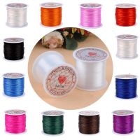 【YD】 393 inch/Roll Plastic Beading Cord Jewelry Making Necklace Elastic Stretch Thread String Supplies