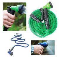 Garden hose expandable 50ft สายยาง 50FT สายยางรดน้ำ สายยางล้างรถ สายยยางยึดหดได้ สายน้ำแรงดัน สายยางรดน้ำสวน สายยางฉีดน้ำ ขนาด 50FT สีเขียว T1430