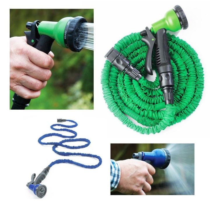 garden-hose-expandable-100ft-สายยาง-100ft-สายยางรดน้ำ-สายยางล้างรถ-สายยยางยึดหดได้-สายยางฉีดน้ำ-ขนาด-100ft-สีเขียว