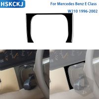 สำหรับ Mercedes Benz E Class W210 1996-2002อุปกรณ์เสริมรถยนต์สติกเกอร์กรอบวัดความเร็วภายในพลาสติกสีดำ