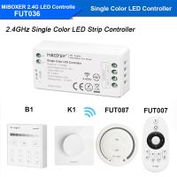 ✹ Milight MiBoxer Touch Dimming Remote Led Controller DC12V DC24V 12A PWM Wireless 2.4G LED Dimmer Controller FUT036 for 5050 3528