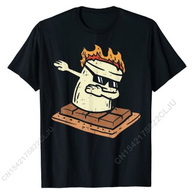 Dabbing Smore Marshmallow Cute Dab Dance Camping Camp Gift T-Shirt Fashion Men T Shirts Cal Tops Shirt Cotton Design