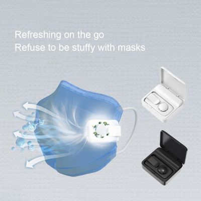 【YF】 Clip Mask Fan Usb Portable Home Products Electric Mute Cooling Gadget Invisible Long-lasting Battery Life