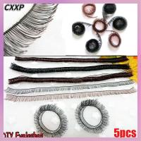 CXXP 5pcs เท็จ ของขวัญวันเกิด ตกแต่งของเล่น เด็ก ของเล่น DIY อุปกรณ์เสริม ขนตาตุ๊กตา ขนตา