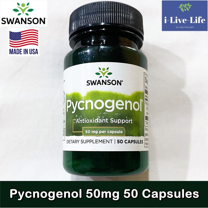 เปลือกสนฝรั่งเศสสกัด-pycnogenol-50mg-50-capsules-swanson-สารสกัดเปลือกสนมาริไทม์-จากประเทศฝรั่งเศส-antioxidant-support