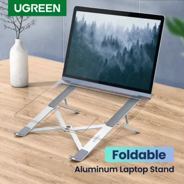 UGREEN Vertical Laptop Stand Holder Foldable Aluminum Notebook Stand Laptop  Tablet Stand Support For Macbook Air Pro PC 17 inch