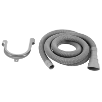 2.5M Machine Dishwasher Drain Hose Extension Washing Pipe with Bracket Set