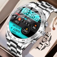 2023 Smartwatch Man AMOLED Full Touch Screen Bluetooth Dial Contacts Sync Heart Rate Healthy Sport Watches Man Smart Watch Men