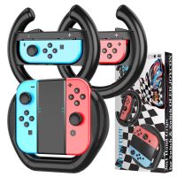 Steering Wheel for Nintendo Switch &amp; Switch OLED Model Joy-Con  Racing Wheel Controller for Mario Kart 8 Deluxe Controllers