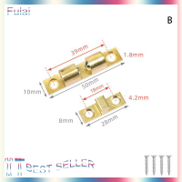 Fullai ลิ้นชักตู้เฟอร์นิเจอร์ประตูตู้เก็บของนาฬิกาทองเหลืองคู่บอลจับสลักล้อ