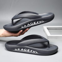 Hot Fashion Gray Massage Slippers Men Flip Flops Big Size Casual Slides Men Non Slip Beach Slippers Couple Shoes сланцы мужские