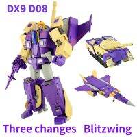 Gewalt Blitzwing-Figuras De Acción De Transformación, DX9, D08,Camtres BIOS,25ซม.,G1, Juguete, Regalo,งานอดิเรก,สินค้าภาษาอังกฤษ