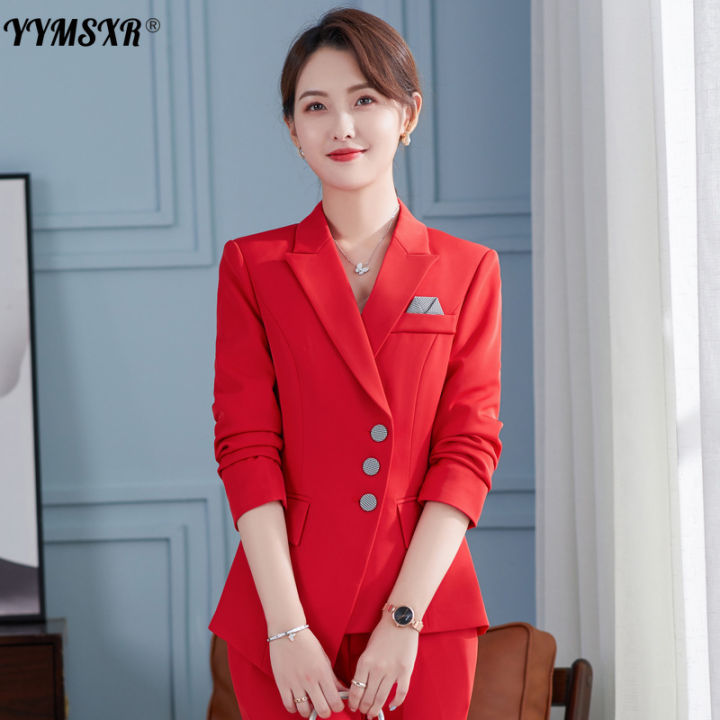 high-quality-womens-professional-pants-suit-two-piece-autumn-and-winter-temperament-office-workwear-blazer-casual-pants