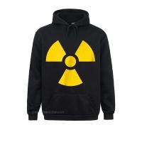 Sudadera con capucha para hombre, prenda deportiva con estampado de símbolo radioactivo, de manga larga, para el Día de San Valentín, novedad