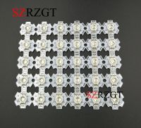 10pcs  3W RGB Color 6pin LED Chip LED Light Lamp Part With 20mm Star Base Electrical Circuitry Parts