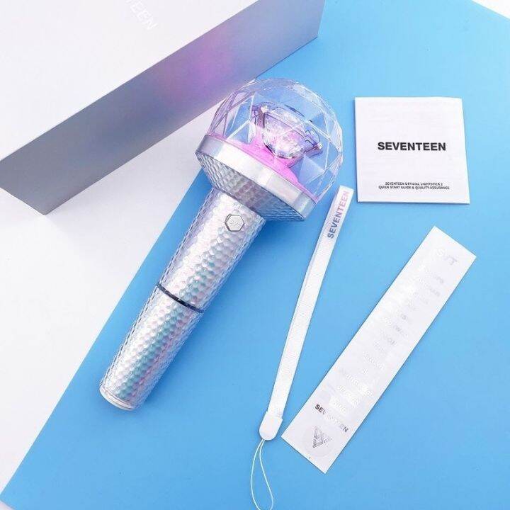 kpop-อย่างเป็นทางการ-light-stick-seventeens-lightstick-ver-2-บลูทูธคอนเสิร์ต-led-glow-โคมไฟ-hiphop-light-up-ของเล่นสำหรับ-kpop-fans