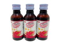 ((ใหม่)) Multi Syrup น้ำหวานเข้มข้นตราไก่ 60ml. 3 ขวด