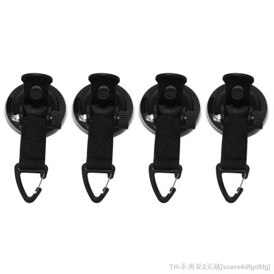 4Pcs Suction Cup Anchor Securing Hook Tie Down Camping Tarp As Car Side Awning Pool Tarps Tents Securing Hook Universal