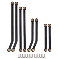 8Pcs CNC High Clearance Chassis Link Rod Replace Y-Link for 1/24 RC Crawler Car Axial SCX24 AXI00005 Jeep Gladiator