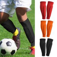 1 Pair Soccer Sports Shin Guards High Impact Resistant Anti-Collision Football Protective Gear Soccer Compression Shin Sleeve Supports Braces