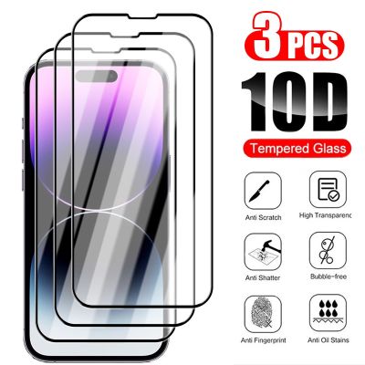 9D 3PCS Full Cover Tempered Glass for iPhone 11 12 13 14 Pro XR X XS Max Screen Protector for iPhone 12 Pro Max Mini 7 8 6S Plus