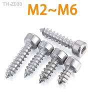 10 50pcs M2 M2.6 M3 M3.5M4 M5 M6 Hexagon Hex Socket Cap Head Self Tapping Screw 304 Stainless Steel Allen Head Screw for Speaker