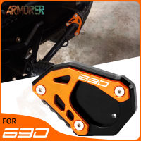 สำหรับ KTM 690 SMC R 690 E Nduro R 690 SMCR-2022ด้านข้างยืนขยายขา Pad สนับสนุนแผ่นขยายอุปกรณ์มอเตอร์ไซค์