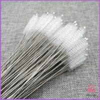 Maygo แปรงล้างหลอดดูด จุกนม ขนไนล่อน ไม่ทำให้เป็นรอย  Stainless steel soft straw straw brush