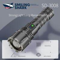 [Sell Well]✐M77 SmilingShark ของแท้ไฟฉายพลังสูง Senter Led Terang 8400ลูเมน26650 Usb สามารถซูมได้กันน้ำเอาต์พุตพลังสูงกลางแจ้งเดินป่าตั้งแคมป์ตกปลาโคมไฟแบบพกพา