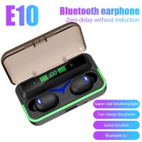 E10 TWS Bluetooth 5.1 Earphones Gaming Wireless Headphone HiFi Stereo Waterproof Earbuds Sports Headset For Xiaomi