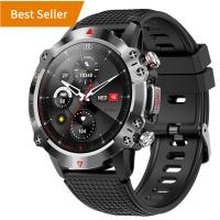 2023 KR10 Smart Watch Men 1.39Inch Bluetooth Call โหมดกีฬา 450mah Life Waterproof Health Monitoring Outdoor Camou Smartwatch