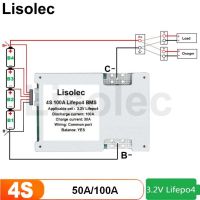 Lifepo4 BMS 4S 12V with Balance 50A 100A Charge Discharge Protection Board 12.8V Lithium Iron Phosphate Battery Protect Module