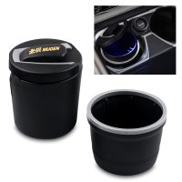 1PC Multifunction LED Car Ashtray Cigarette Ash Holds Cup Car Accessories For Honda Mugen Jazz CIVIC 2008 CRV 3 HRV Fit Type R