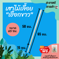 ยาว 65 ซม. หลักต้นไม้ เสาไม้เลื้อย เสาค้ำต้นไม้ เสาเชือกป่าน เชือกขาวดิบ (PVC) DIY ตกแต่งบ้าน ร้าน คอนโด สไตล์มินิมอล ทนทาน ไม่รกตา สบายตา