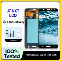 จอ OLED J7 Nxt ขนาด5.5นิ้วเหมาะสำหรับ J701 Samsung Galaxy จอแอลซีดีหน้าจอสัมผัสหน้าจอดิจิตอล J7คอร์ J7ชุดประกอบนีโอพร้อมเครื่องมือ