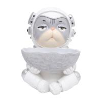 Resin Porch Key Storage Organizer Snack Cat Astronaut Tray Living Room Decoration Planet Figurines