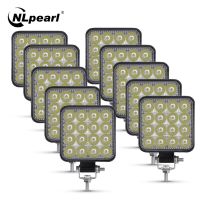 Nlpearl ไฟไฟ Led สปอตไลท์ LED 42W 48W แท่ง LED ออฟโรด12V 24V สำหรับรถจี๊ปออฟโรดรถบรรทุก4X4รถ SUV ATV 4WD